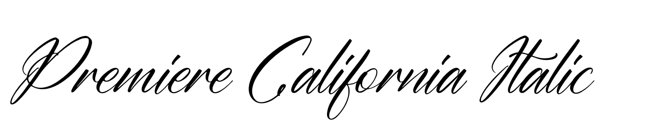 Premiere California Italic